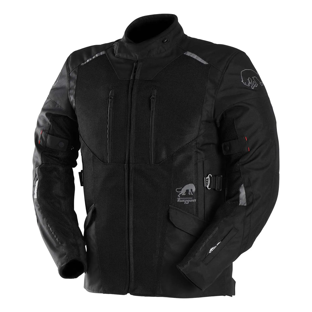 Furygan Brooks Vented+ Waterproof Motorcycle Textile Jacket Black 