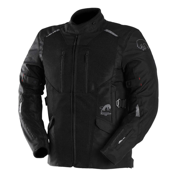 Furygan Brooks Vented+ Wasserdichte Motorrad-Textiljacke Schwarz 