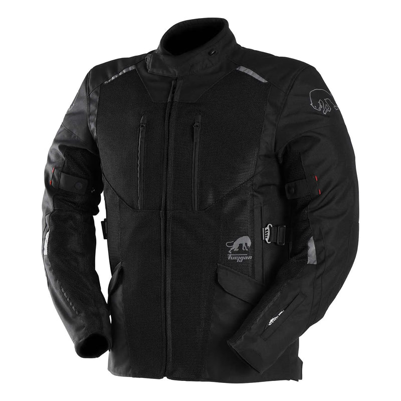 Furygan Brooks Vented+ Waterproof Motorcycle Textile Jacket Black 