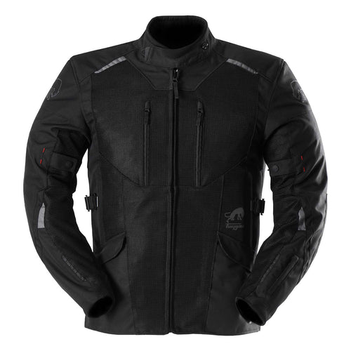 Furygan Brooks Vented+ Wasserdichte Motorrad-Textiljacke Schwarz 
