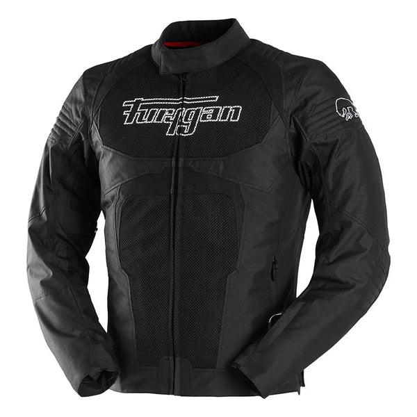 Furygan WB08 Vented+ Motorrad-Textiljacke Schwarz-Weiß