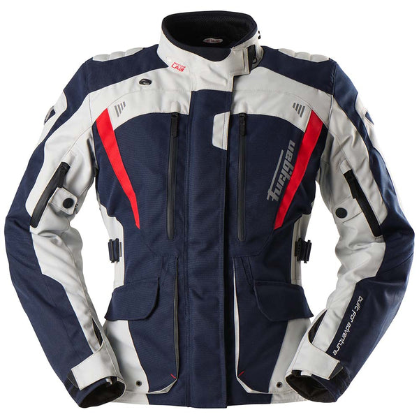 Furygan Apalaches Lady Evo Jacke Blau-Perlrot 