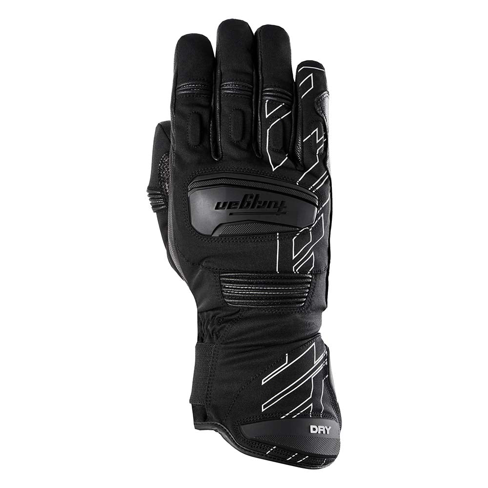 Furygan Starker D3O Primaloft 37.5 Motorradhandschuhe, wasserdicht, Ganzjahresausführung, schwarz-perlmuttfarben