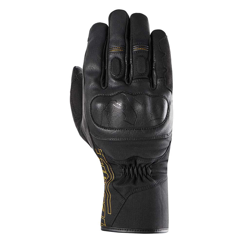Furygan Oslo D3O Primaloft Damen Wintermotorradhandschuhe wasserdicht schwarz gold