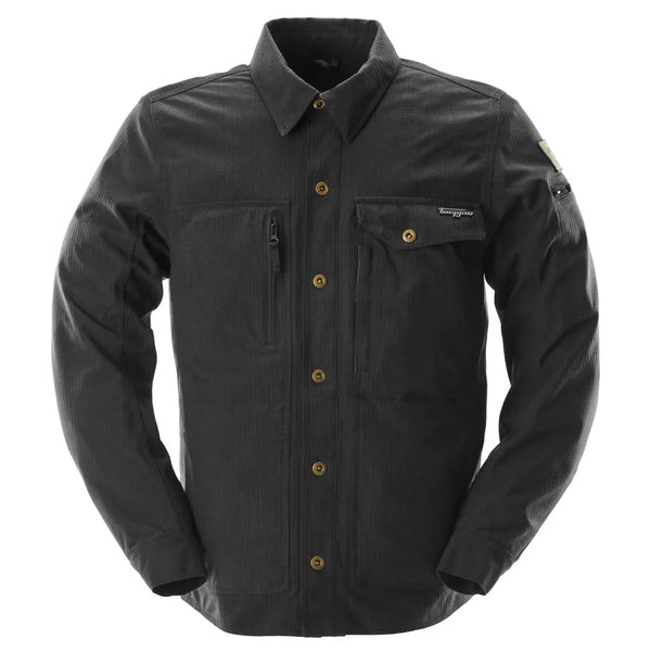 Furygan Eirik Motorrad-Overshirt, schwarz, wasserdicht, D3O-Schutz