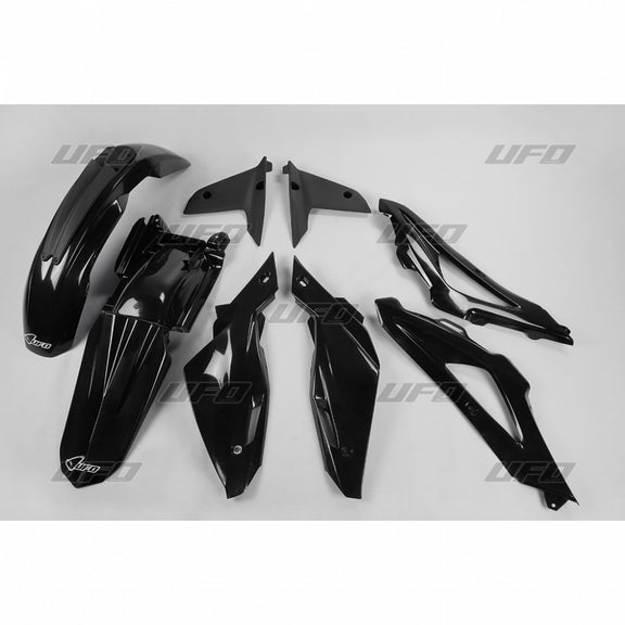 UFO Plasticset Zwart HUSQVARNA TC250/TC450