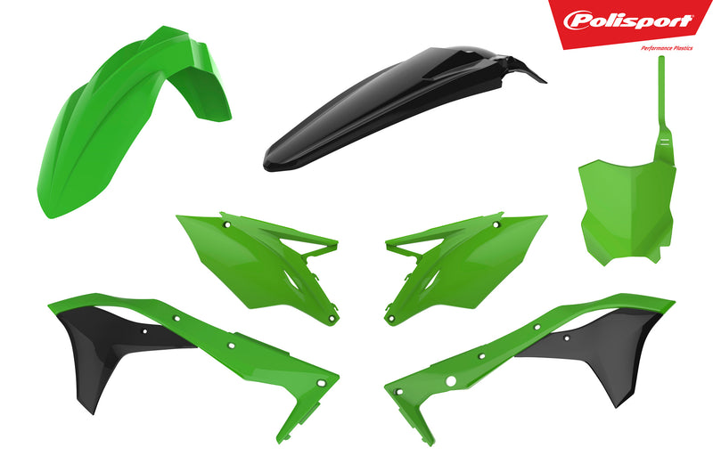 Polisport Plasticset Zwart KAWASAKI KX450F 2016-2018