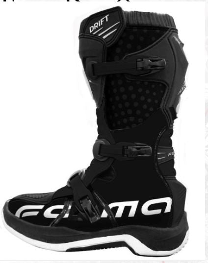 Forma Drift Touring Motorradstiefel Schwarz