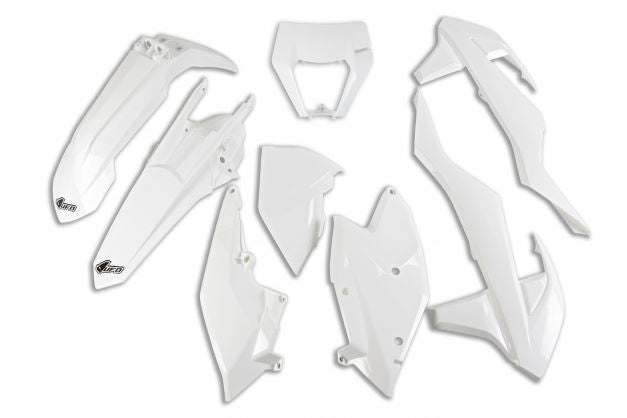 UFO Plasticset Wit KTM 125 EXC/150 EXC