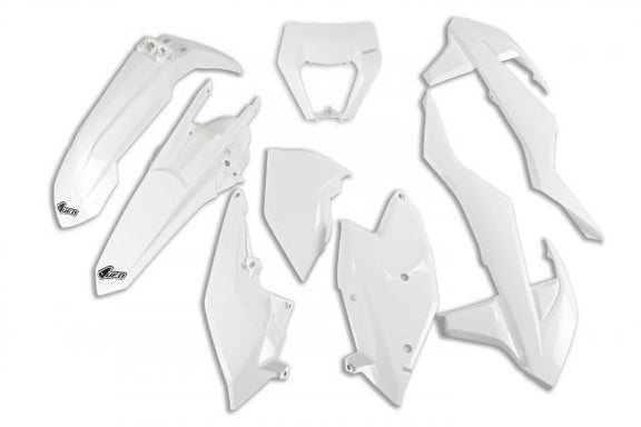 UFO Plasticset Wit KTM 125 EXC/150 EXC
