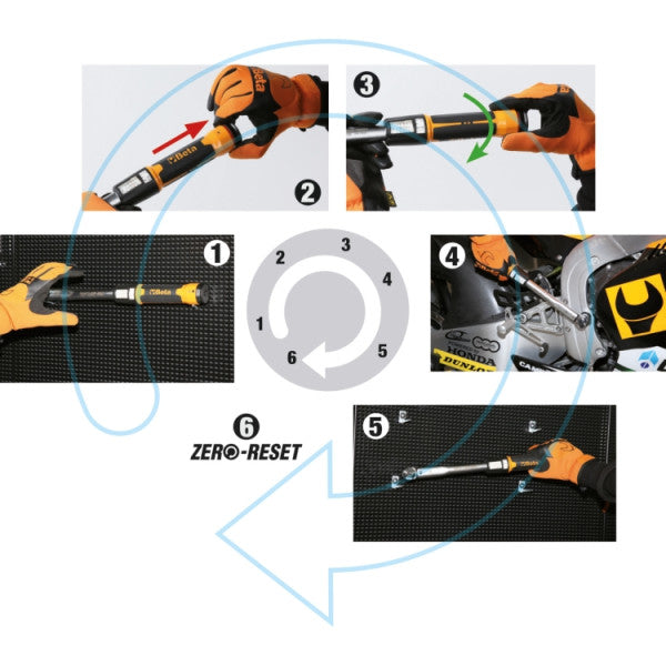 Beta Tools 666/10X Momentsleutel 1/2” – 20 tot 100 Nm – Klikmechanisme