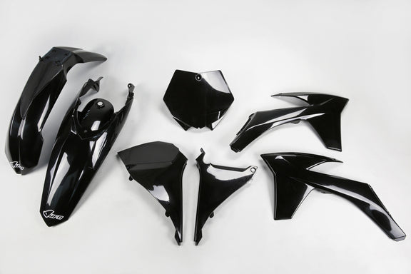 UFO Plasticset Zwart KTM 125 SX/150 SX 2011
