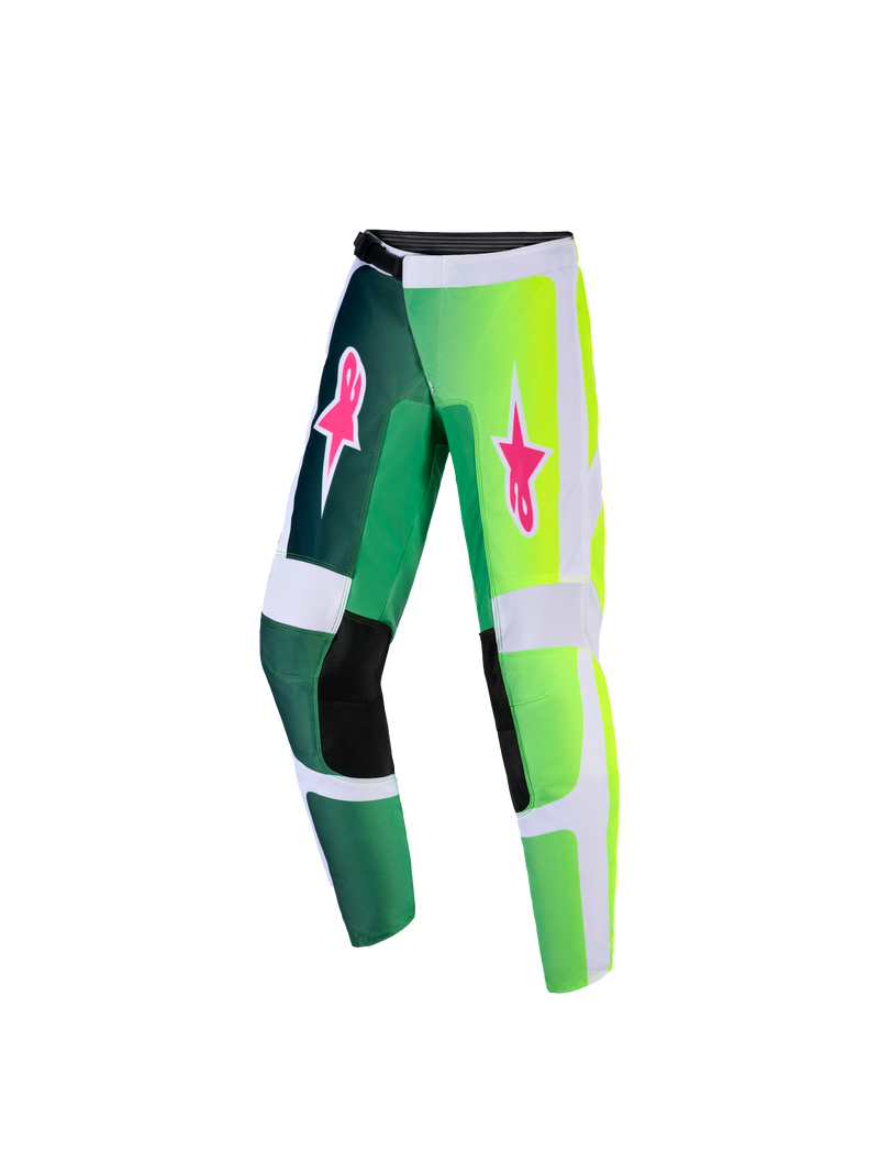 Alpinestars Youth Fluid Portl Grün/Weiß/Schwarz Motocrosshose