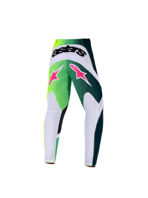 Alpinestars Youth Fluid Portl Groen/Wit/Zwart Crossbroek