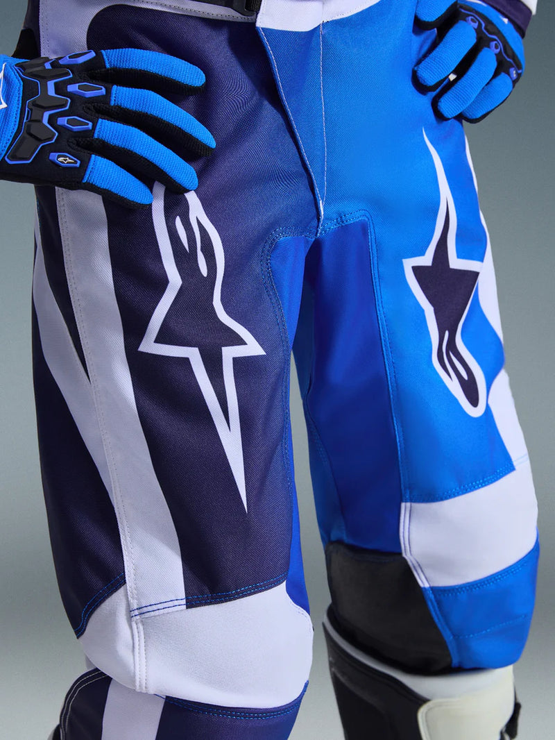 Alpinestars Youth Fluid Portl UCLA Blau/Weiß Crosshose