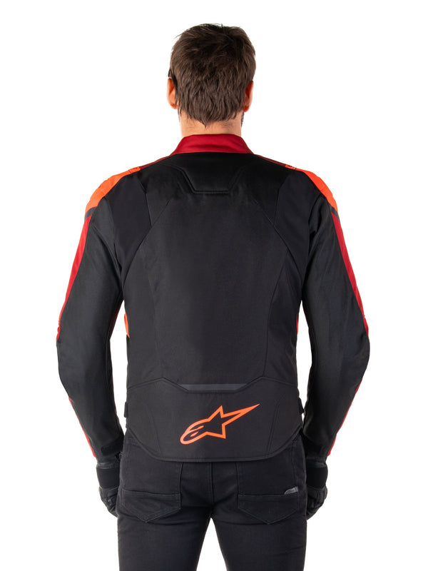 Alpinestars T-Jaws v4 Waterproof Zwart/Fluorood Motorjas