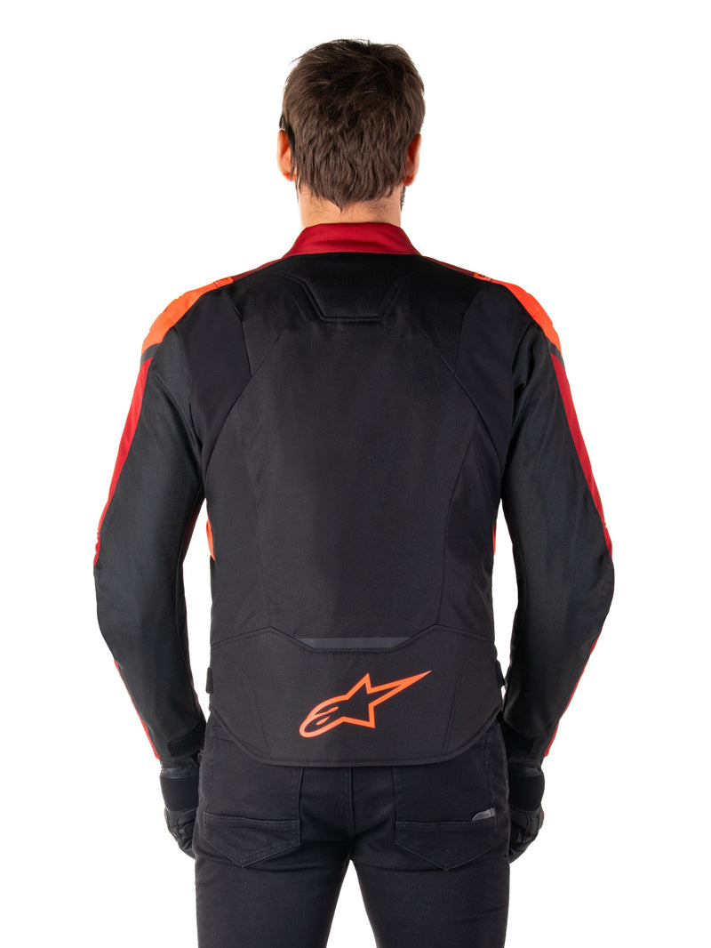 Alpinestars T-Jaws v4 Waterproof Schwarz/Fluorot Motorradjacke