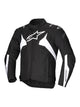Alpinestars T-Jaws v4 Waterproof Schwarz/Weiß Motorradjacke
