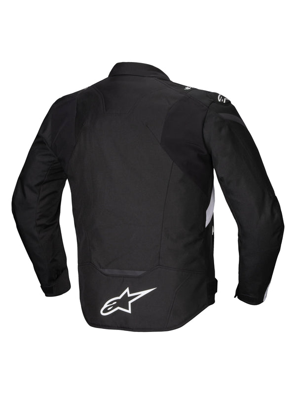 Alpinestars T-Jaws v4 Waterproof Schwarz/Weiß Motorradjacke