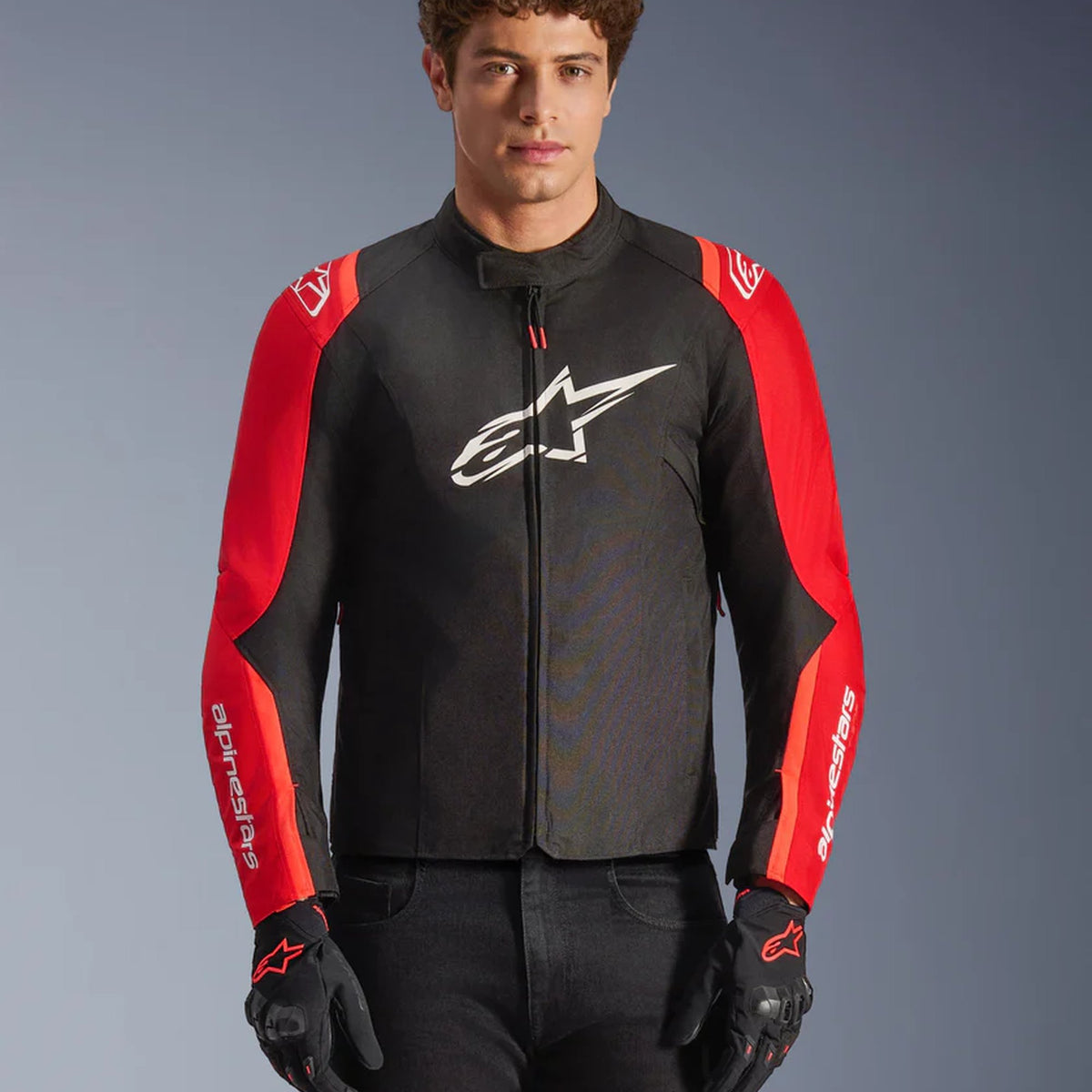 Alpinestars T-SPS v2 Waterproof Schwarz/Fluorot Motorradjacke
