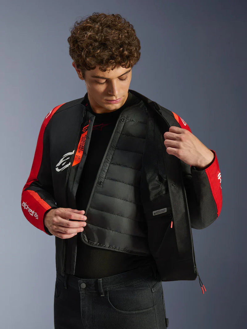 Alpinestars T-SPS v2 Waterproof Zwart/Fluorood Motorjas