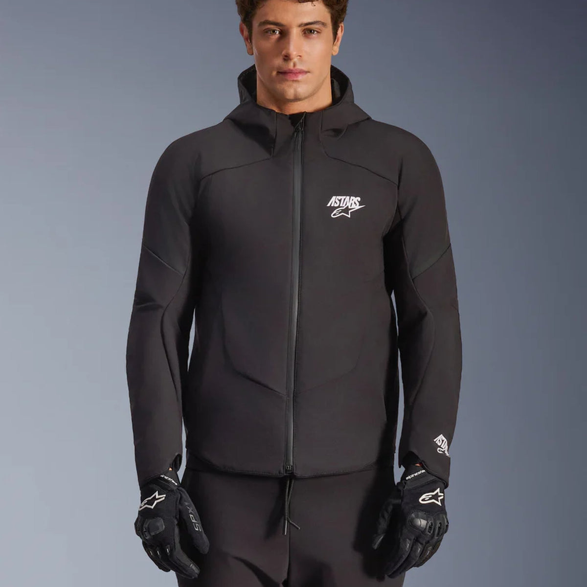 Alpinestars Aeroshell Waterproof Zwart Motorjas