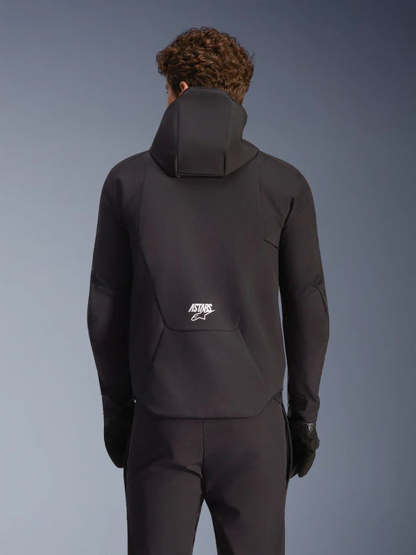 Alpinestars Aeroshell Wasserdichte Schwarze Motorradjacke