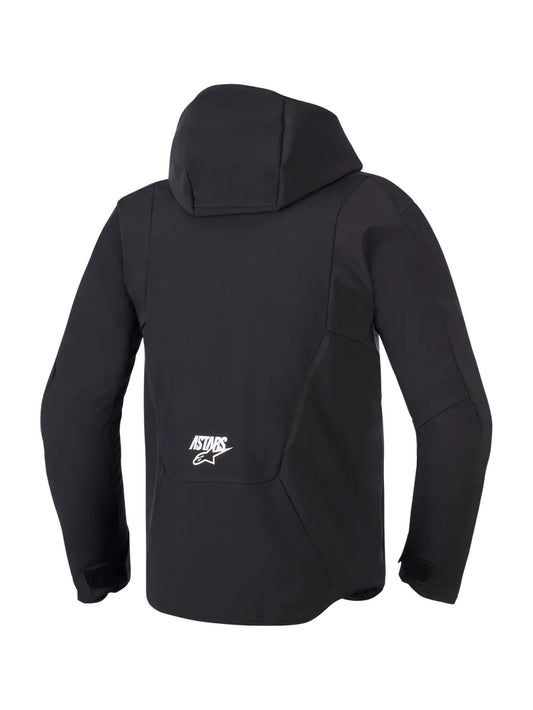 Alpinestars Aeroshell Waterproof Black Motorcycle Jacket
