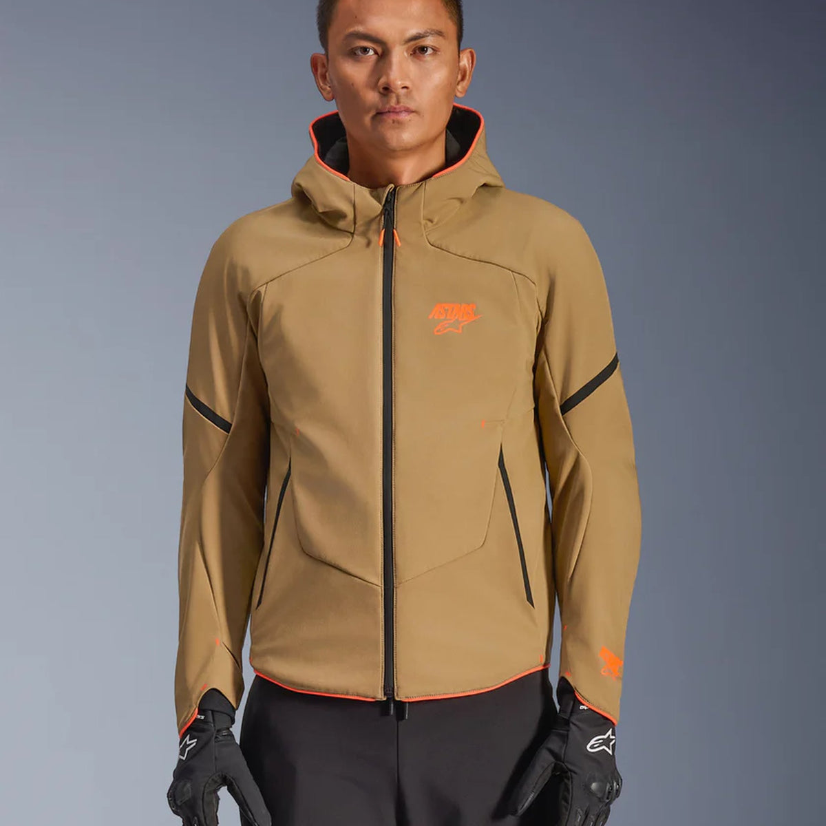Alpinestars Aeroshell Waterproof Khaki Motorjas
