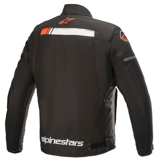 Alpinestars T-SP S Ignition Wasserdichte Schwarz/Fluorot Motorradjacke
