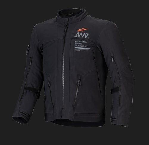 Alpinestars AMT-8 Stretch Drystar XF Black Motorcycle Jacket