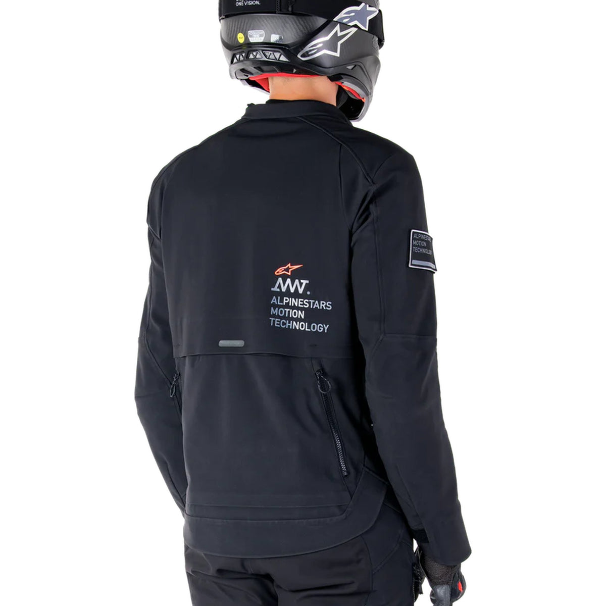 Alpinestars AMT-8 Stretch Drystar XF Black Motorcycle Jacket