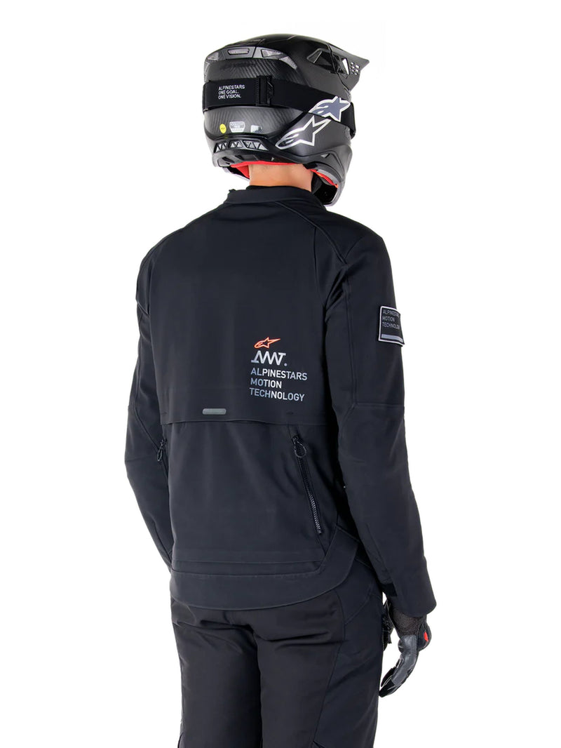 Alpinestars AMT-8 Stretch Drystar XF Black Motorcycle Jacket