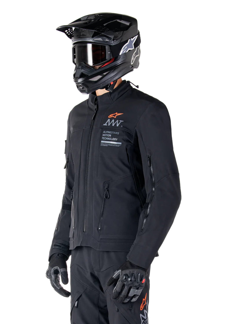 Alpinestars AMT-8 Stretch Drystar XF Black Motorcycle Jacket