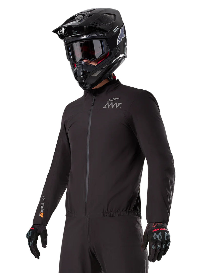 Alpinestars AMT-8 Stretch Drystar XF Black Motorcycle Jacket