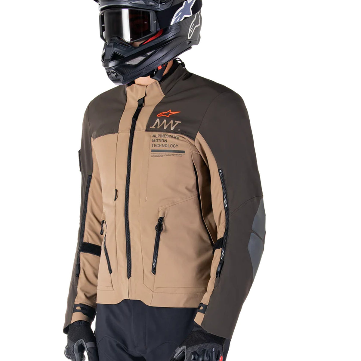Alpinestars AMT-8 Strech Drystar XF Bruin Motorjas