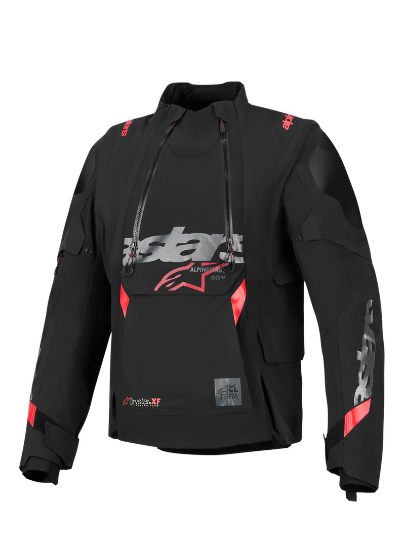 Alpinestars Harok Pro Drystar XF Laminated Schwarz/Rot Motorradjacke