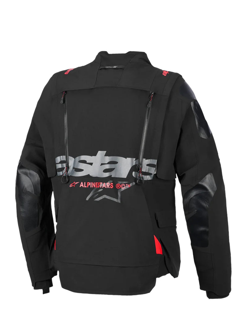 Alpinestars Harok Pro Drystar XF Laminated Schwarz/Rot Motorradjacke