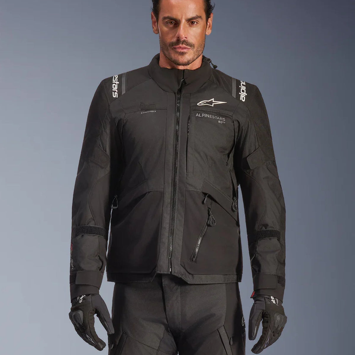 Alpinestars Andes v4 Drystar Black Motorcycle Jacket