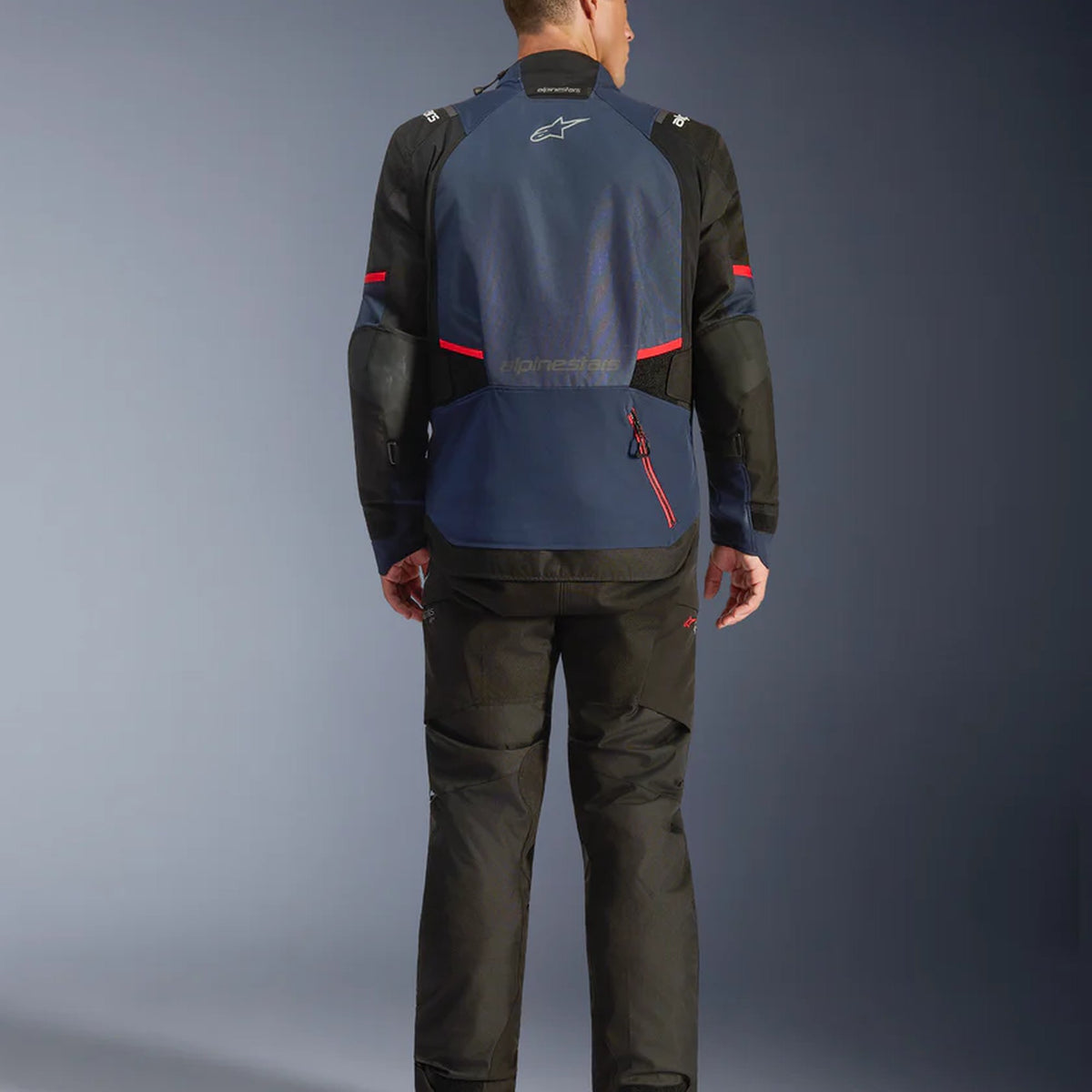Alpinestars Andes v4 Drystar Blue Motorcycle Jacket