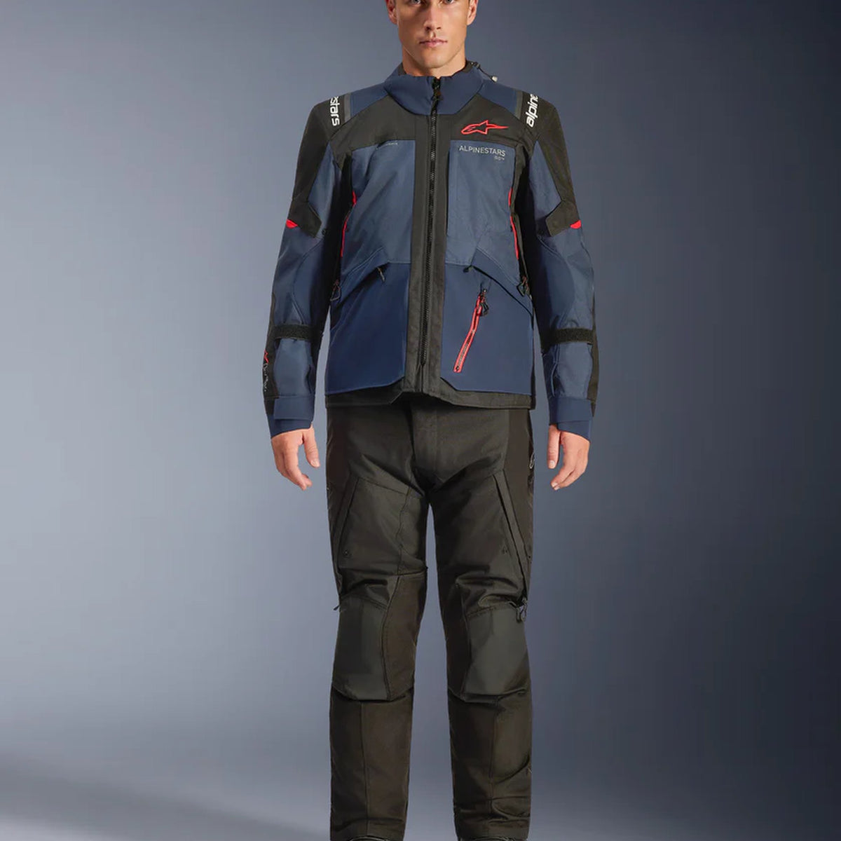 Alpinestars Andes v4 Drystar Blue Motorcycle Jacket