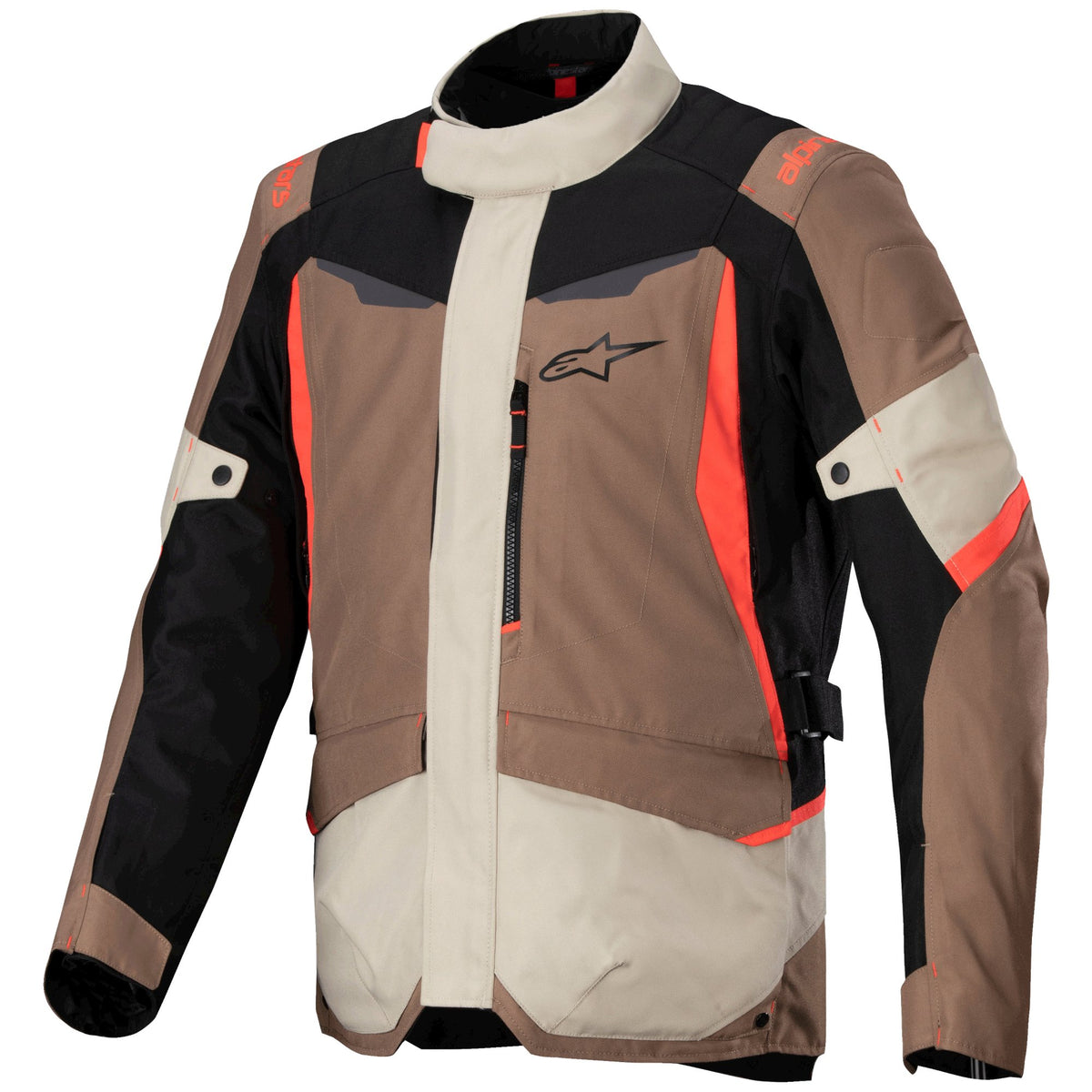 Alpinestars ST-1 Waterproof Khaki/Zand/Rood Motorjas
