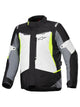 Alpinestars ST-1 Waterproof Ice Grau/Schwarz/Fluogelb Motorradjacke