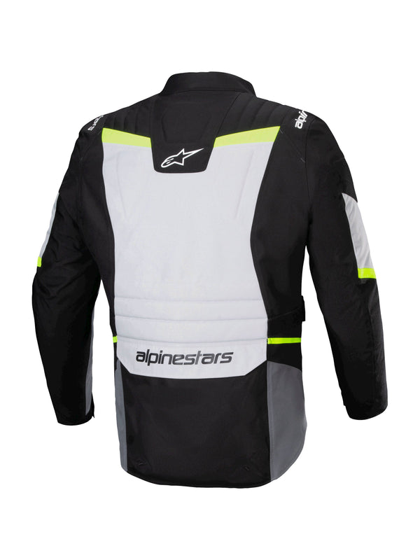 Alpinestars ST-1 Waterproof Ice Grau/Schwarz/Fluogelb Motorradjacke