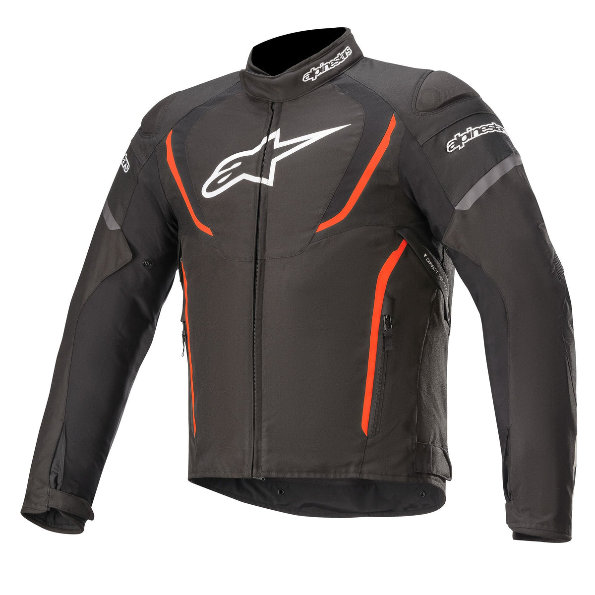 Alpinestars T-Jaws v3 Waterproof Schwarz/Fluorot Motorradjacke