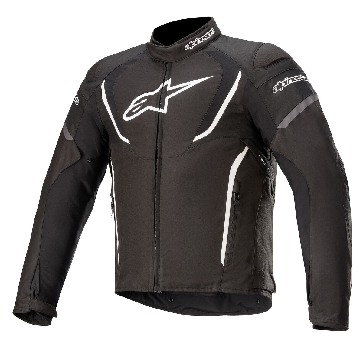 Alpinestars T-Jaws v3 Waterproof Schwarz/Weiß Motorradjacke