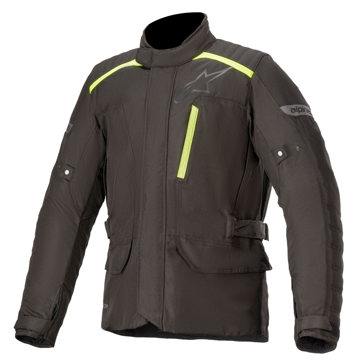 Alpinestars Jacke Gravity Drystar Schwarz/FluoGelb Motorradjacke