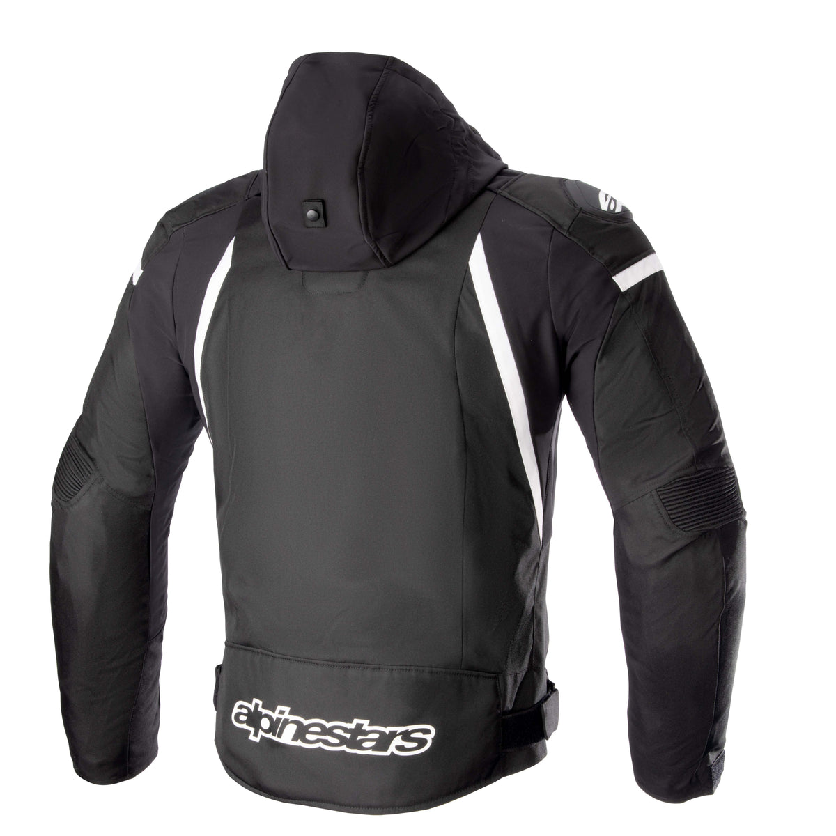 Alpinestars Zaca Waterproof Schwarz/Weiß Motorradjacke
