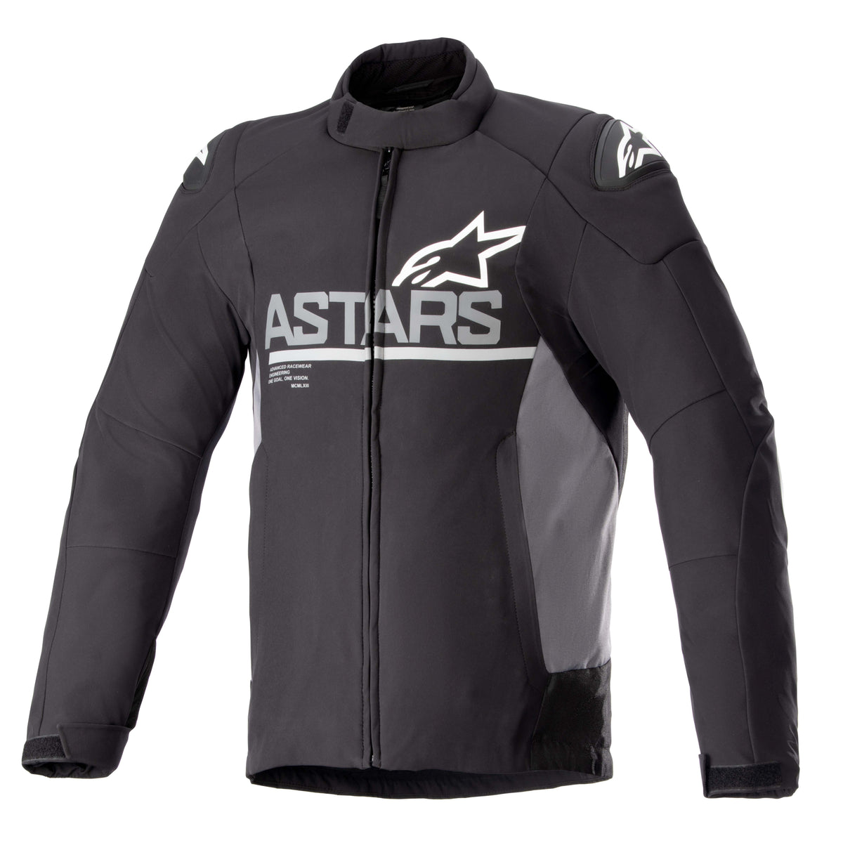 Alpinestars SMX Waterproof Schwarz/Grau Motorradjacke