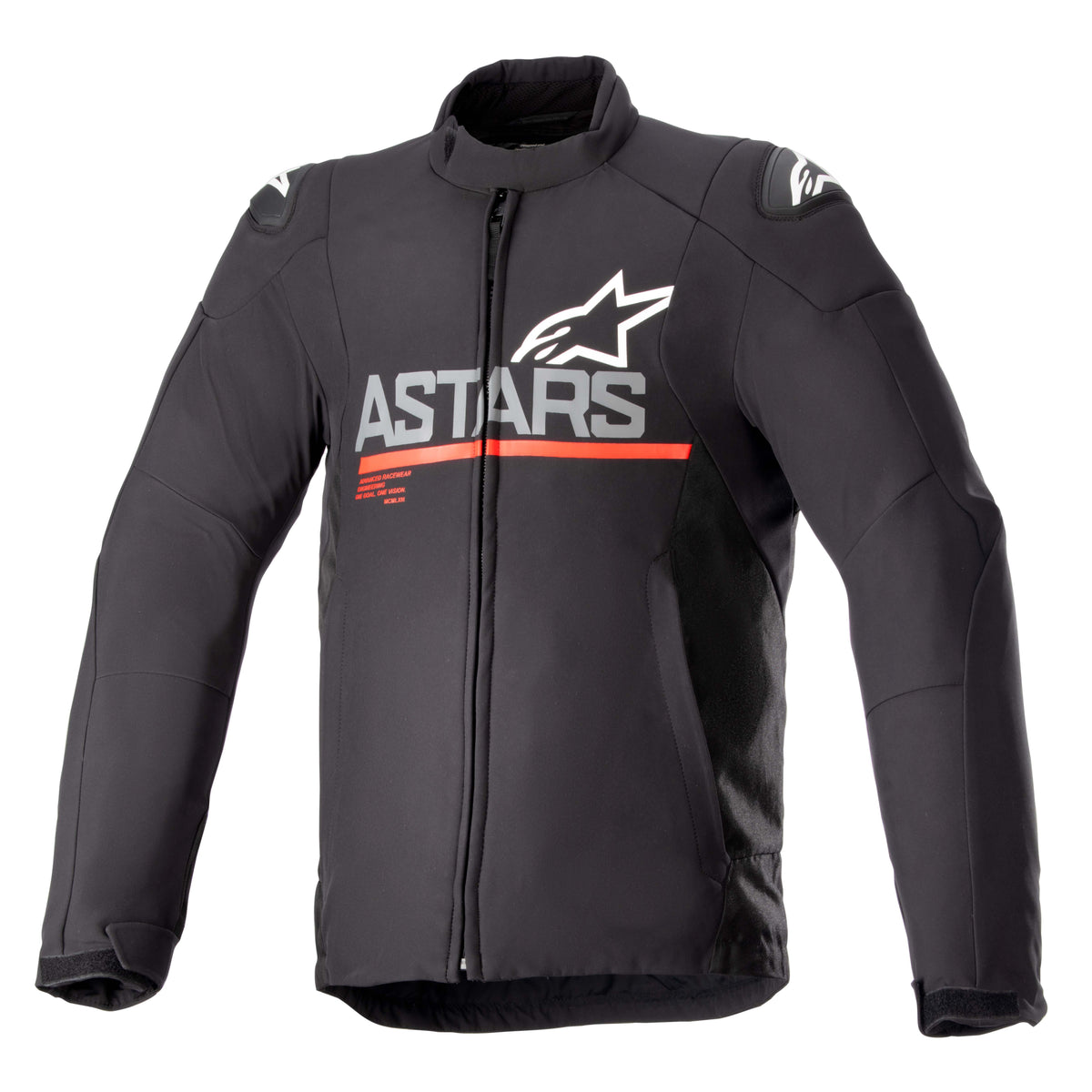 Alpinestars SMX Waterproof Schwarz/Rot Motorradjacke